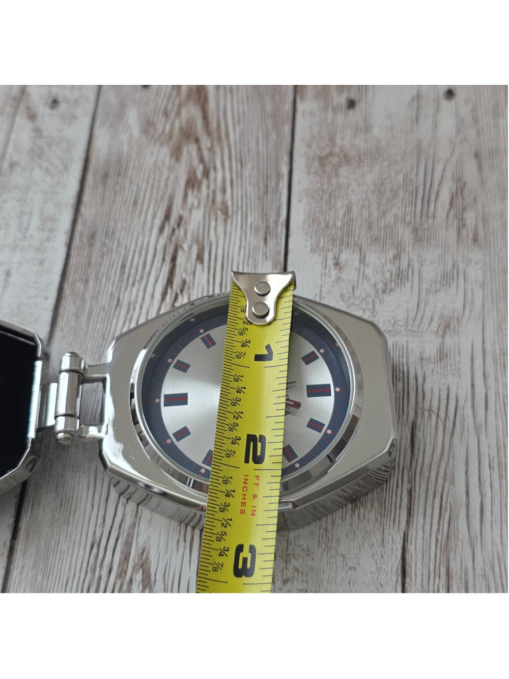 Bulova Unisex Home, Pocket Clock One Size Silver NWOT - Picture 8 of 8